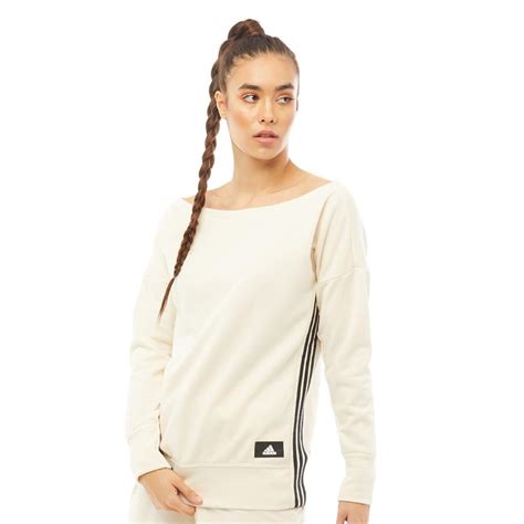 adidas sweatshirt weiß damen|Weiße Adidas Sweatshirts online .